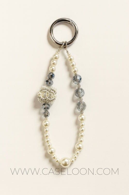 Aesthetic Sparkling Wrist Strap Mobile Charm  (Design 27)