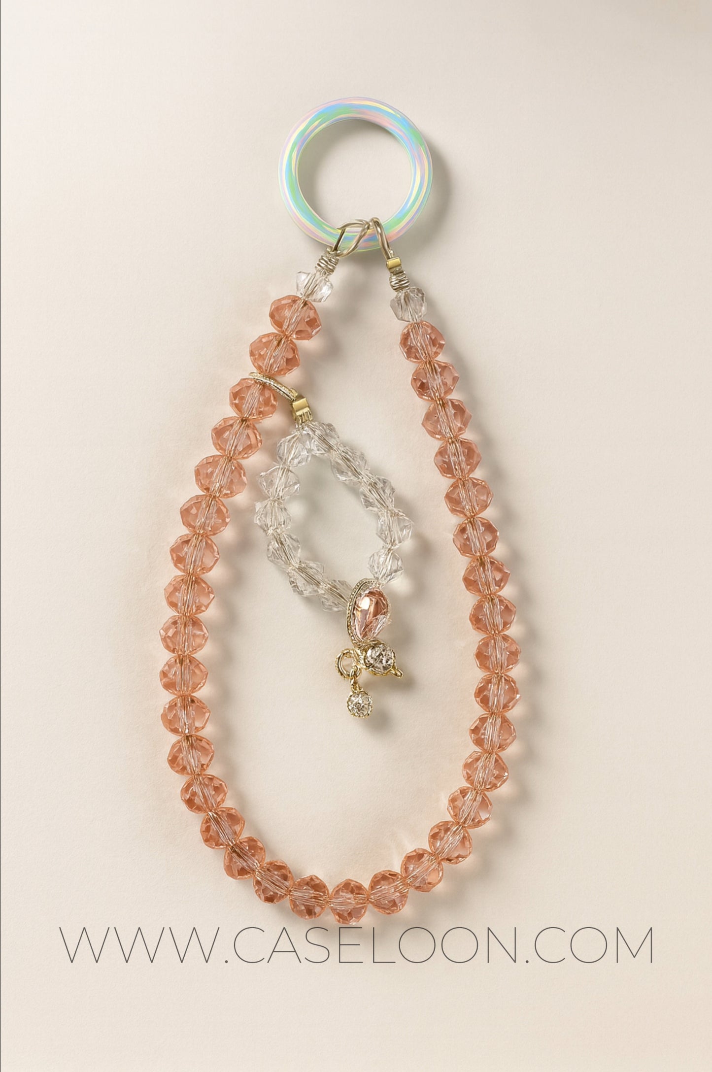 Aesthetic Sparkling Wrist Strap Mobile Charm  (Design 16)