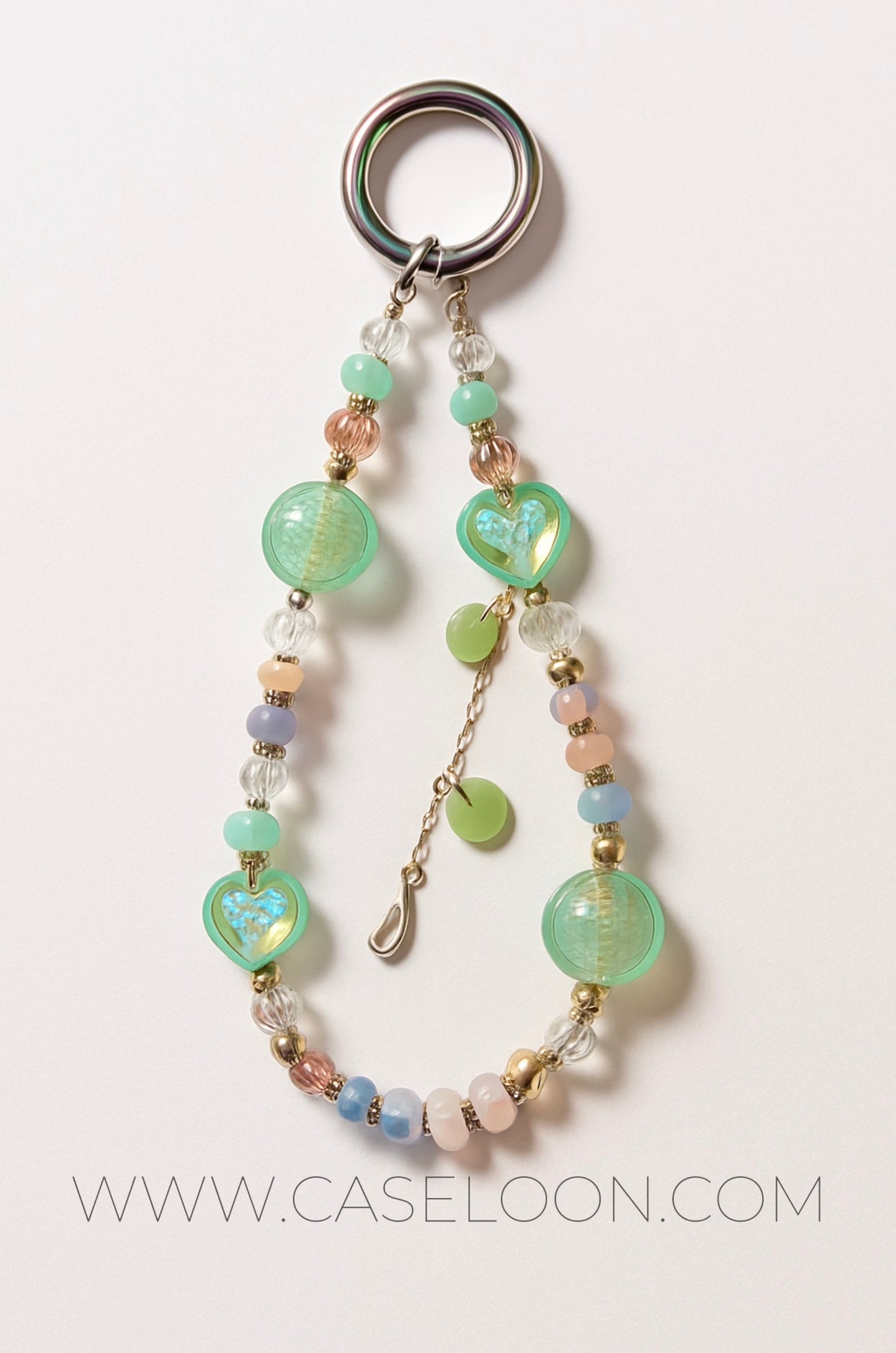 Aesthetic Sparkling Wrist Strap Mobile Charm  (Design 14)