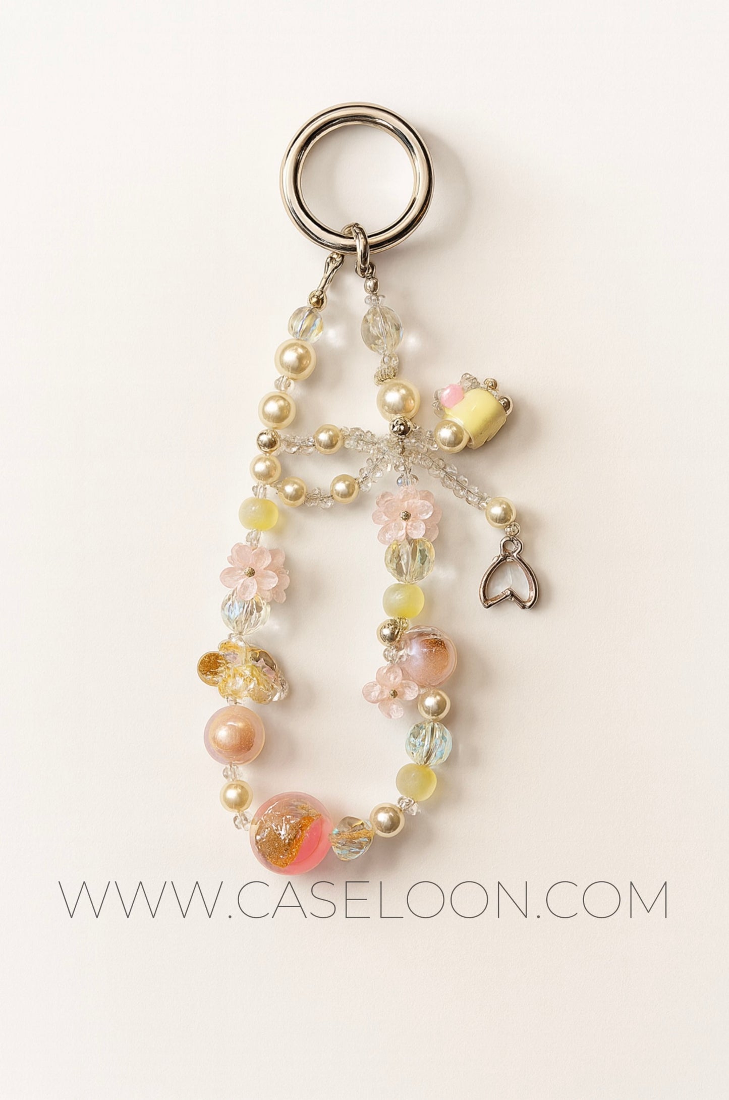 Aesthetic Sparkling Wrist Strap Mobile Charm  (Design 8)