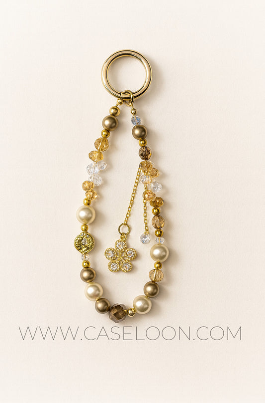 Aesthetic Sparkling Wrist Strap Mobile Charm  (Design 30)