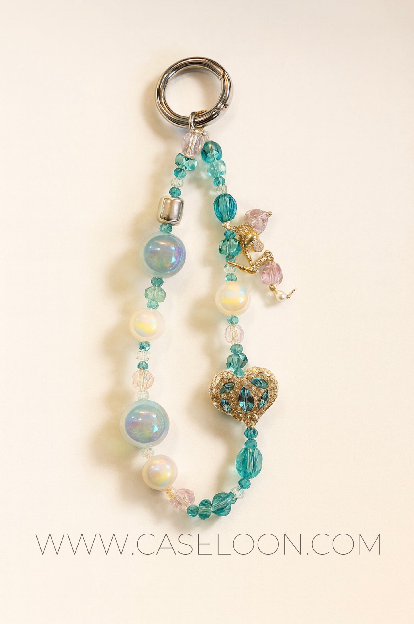 Aesthetic Sparkling Wrist Strap Mobile Charm  (Design 21)
