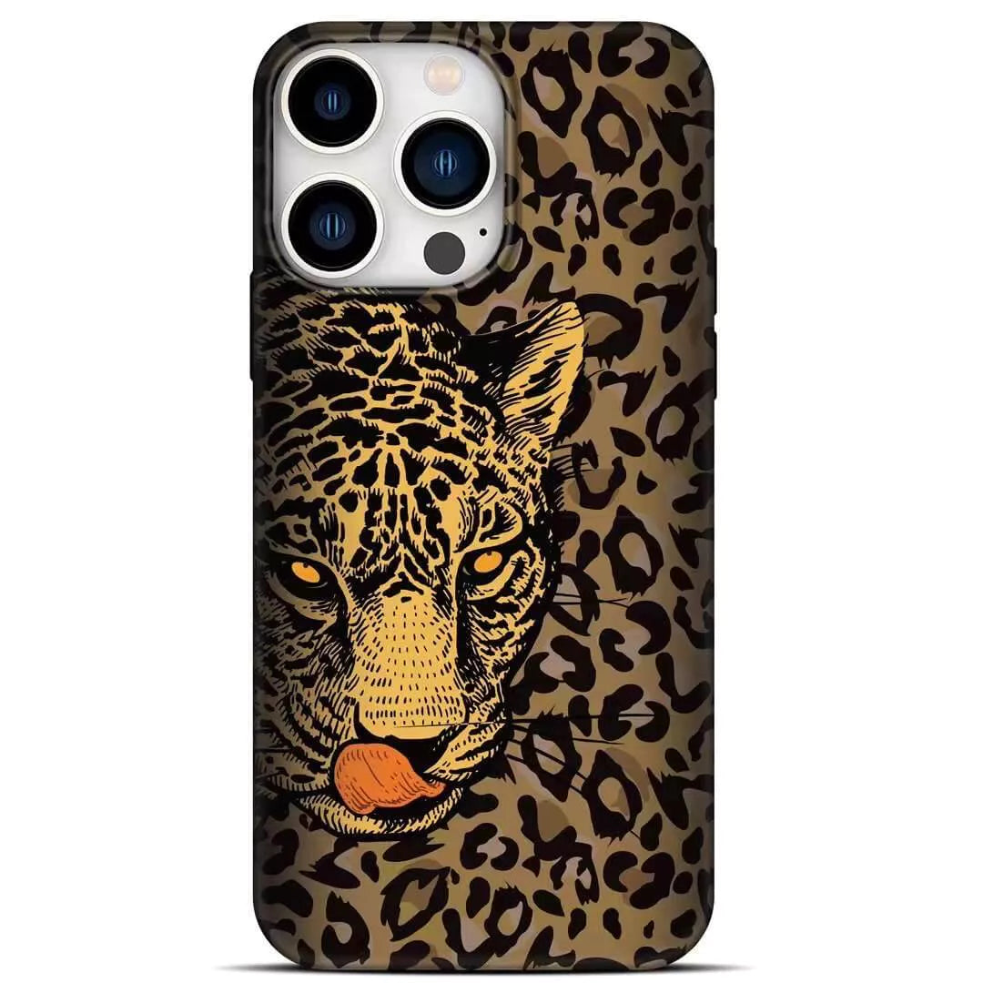 Le Prius Tiger Design Silicon case for iPhone 15 Pro Max