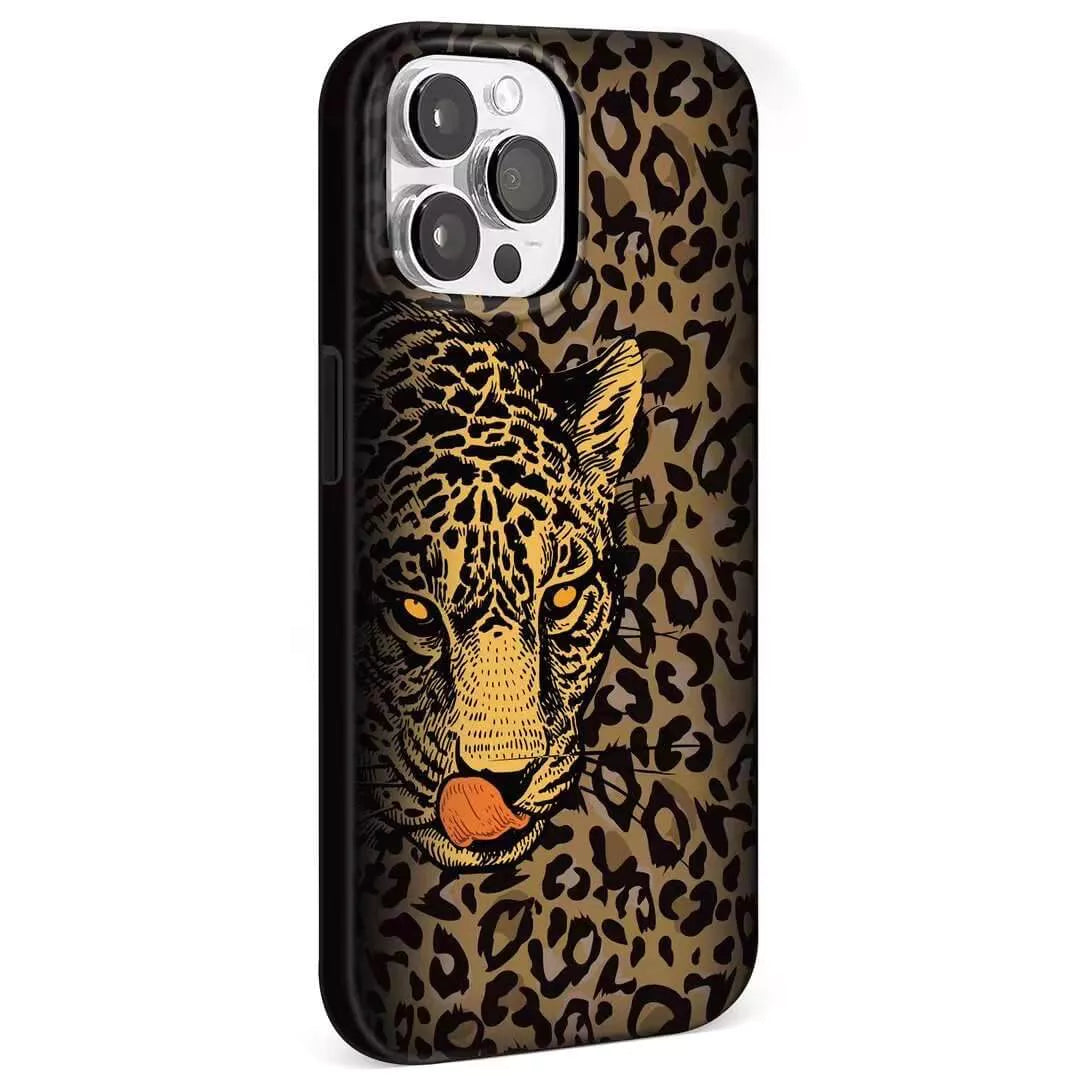 Le Prius Tiger Design Silicon case for iPhone 15 Pro Max