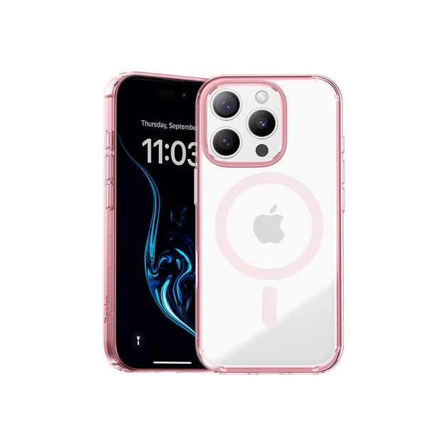 BENKS Lucent Pro Series  Phone Case for iPhone 16 Pro Max (Pink)