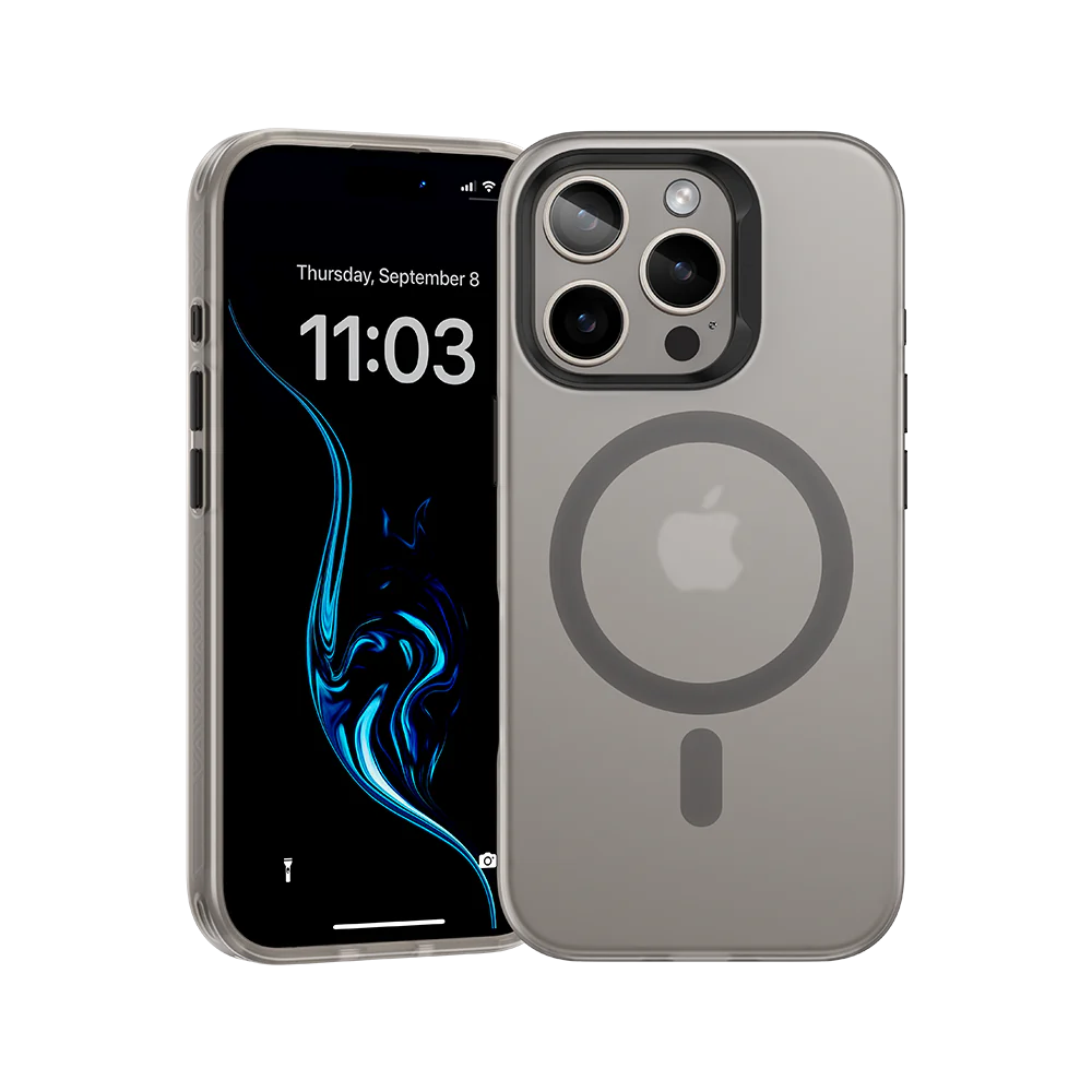 BENKS Lucid Armor Series Matte Finish Case for iPhone 16 Pro Max (Natural Titanium)