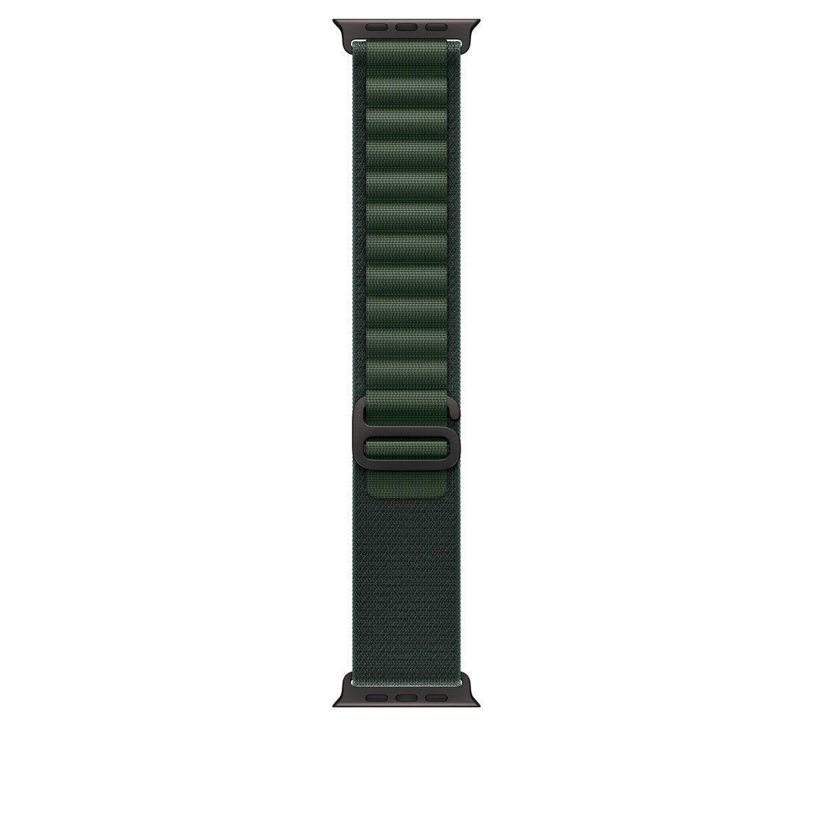 Dark Green Alpine Loop With Black Metal Connectors (38mm /40mm /41mm & 42mm(Series10)