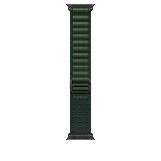 Dark Green Alpine Loop With Black Metal Connectors (38mm /40mm /41mm & 42mm(Series10)