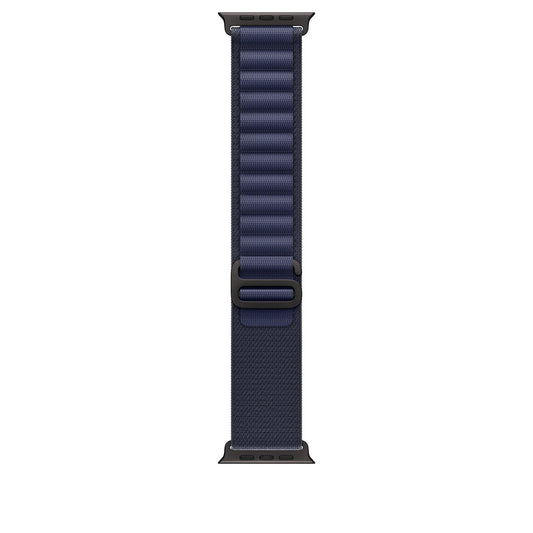 Navy Blue Alpine Loop With Black Metal Connectors (38mm /40mm /41mm & 42mm(Series10)