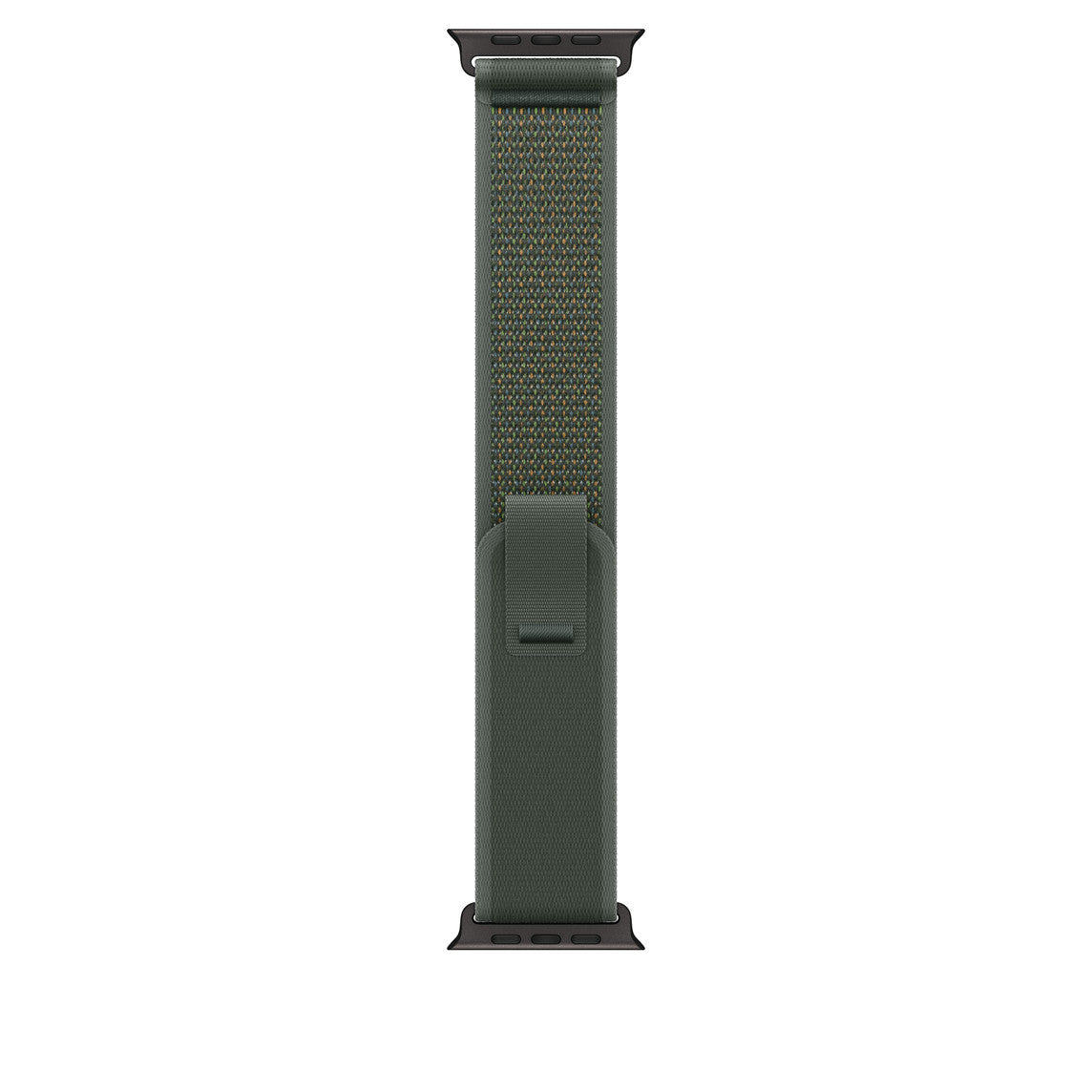 Dark Green Trail Loop for iWatch 38/40/41mm & (42mmSeries10) with Black Metal Connectors