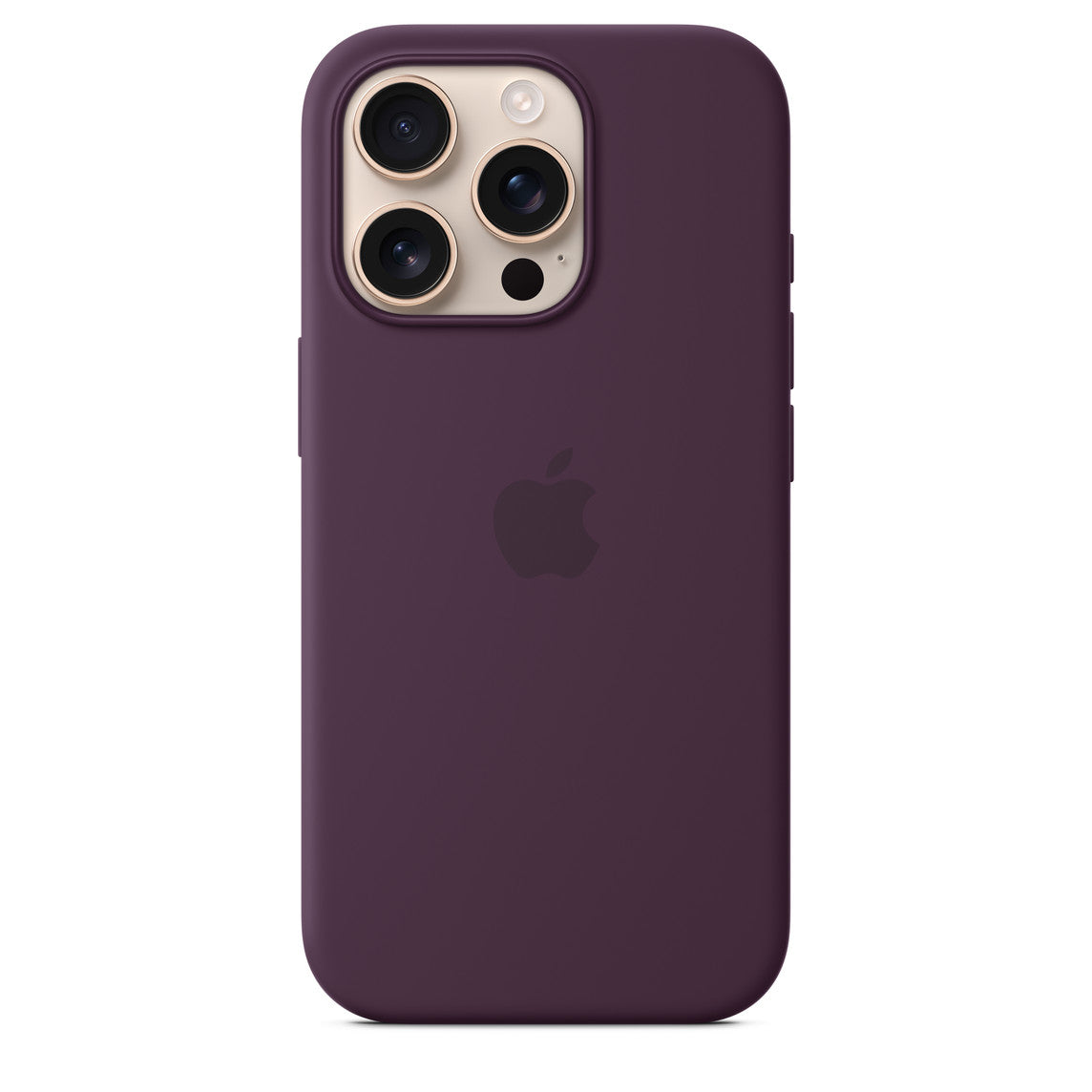 Logo Silicon Case for iPhone 16 Pro Max (Plum)