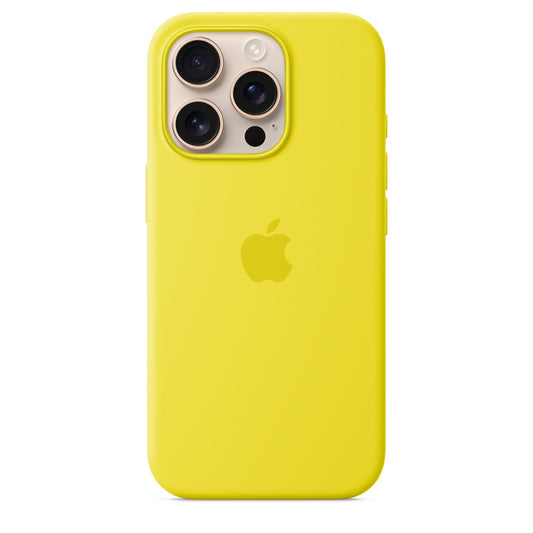 Logo Silicon Case for iPhone 16 Pro (Star Fruit)