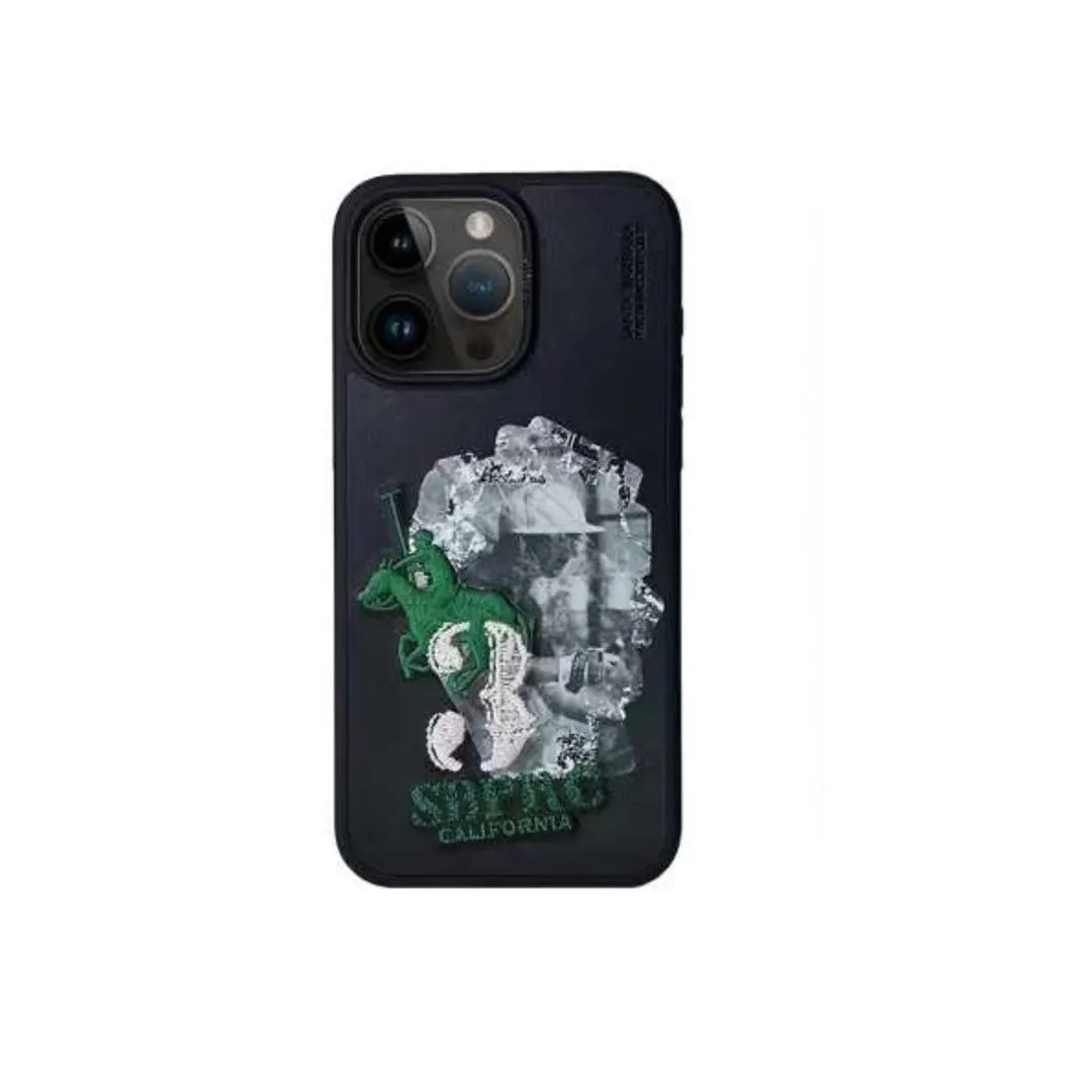 Santa Barbara Polo  Marcus Series  Cover for iPhone 15 Plus (Black)