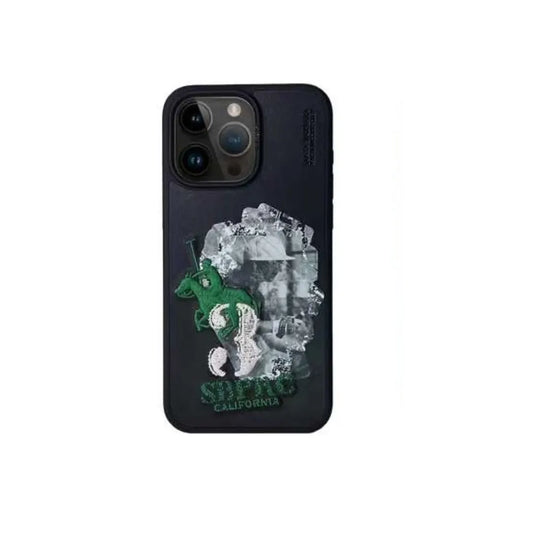 Santa Barbara Polo  Marcus Series  Cover for iPhone 15 Plus (Black)