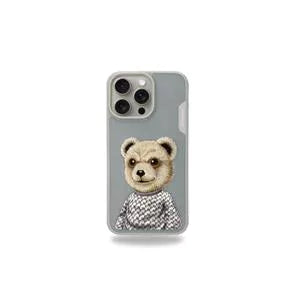 NIMMY Friends Series Stylish Bear Case for iPhone 15 Pro Max