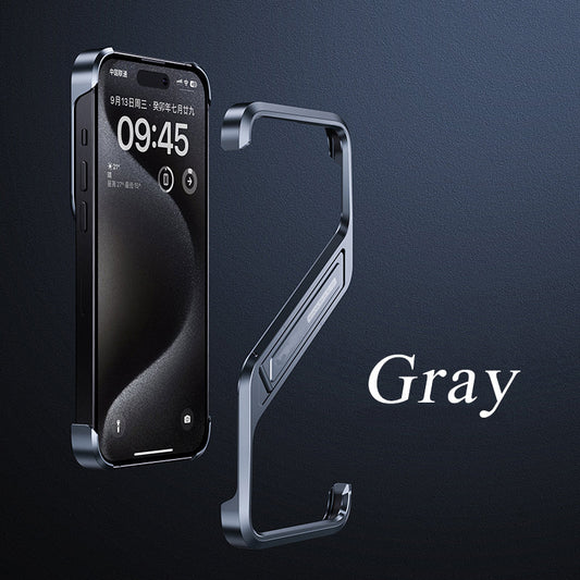 Ultra Thin Z Bumper Case for iPhone 15 Pro Max (Grey)