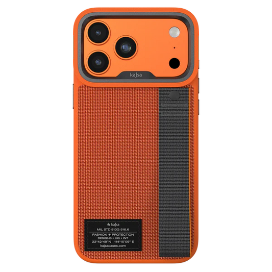 KAJSA Strap Collection - Straps Back Case for iPhone 17 Pro Max  (MagSafe Compatible)