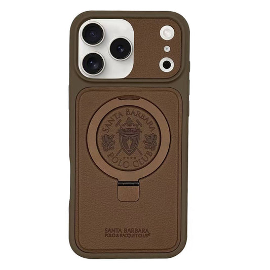 Santa Barbara Polo Raquet Club PRIMO Series for iPhone 17 (Brown)