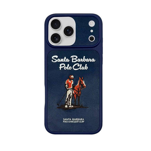 Santa Barbara Polo Raquet Club QUESTA Series for iPhone 17 Pro (Blue)