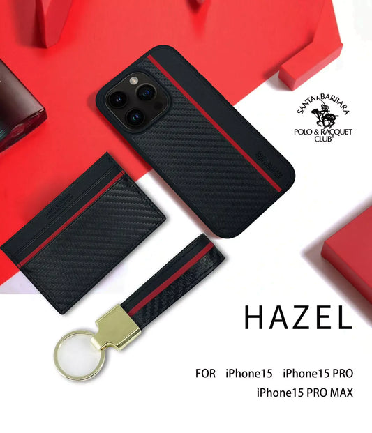 Santa Barbara Polo Hazel Series 3 in 1 for iPhone 15 Pro (Black)