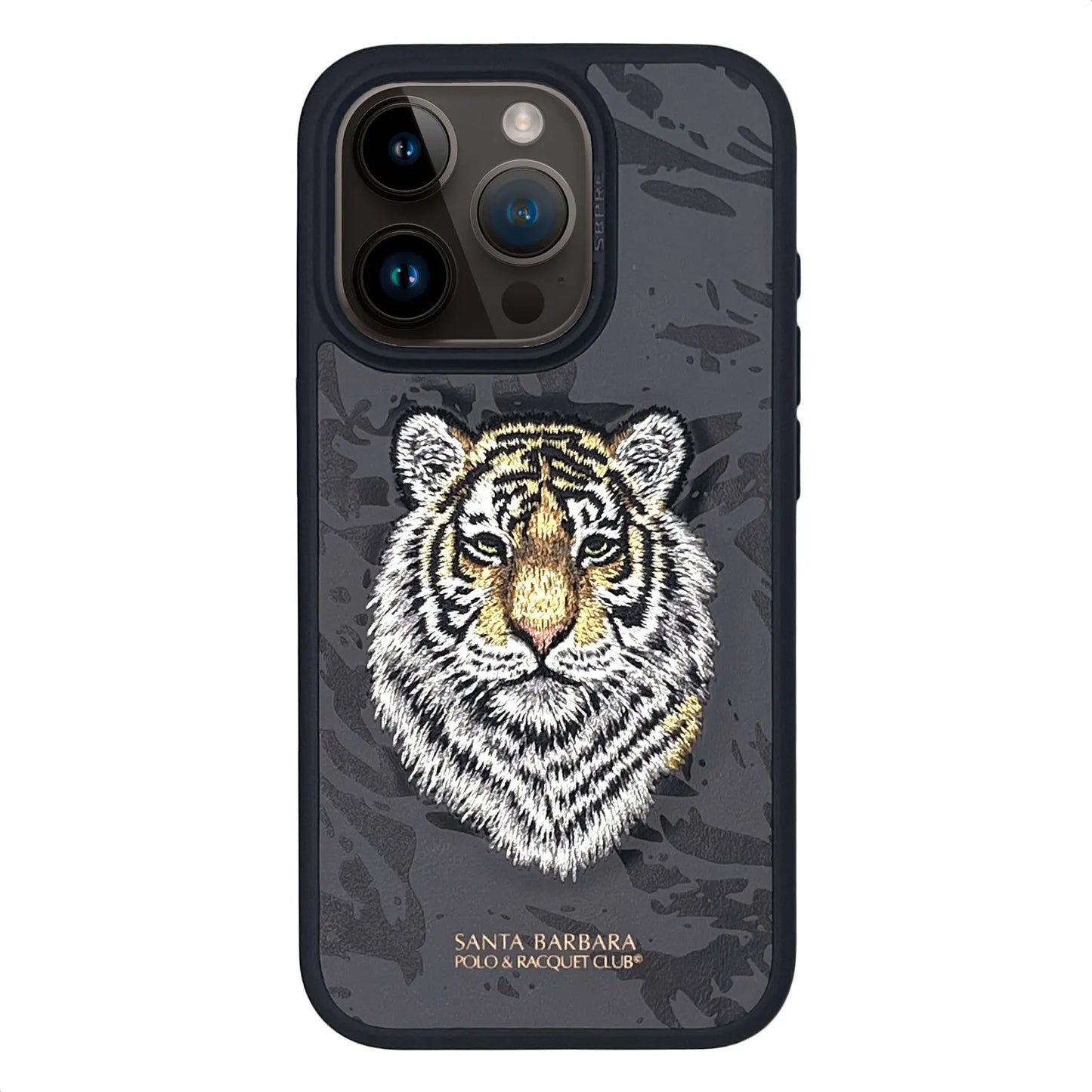 Santa Barbara Polo Tiger Embroided Case for iPhone 15