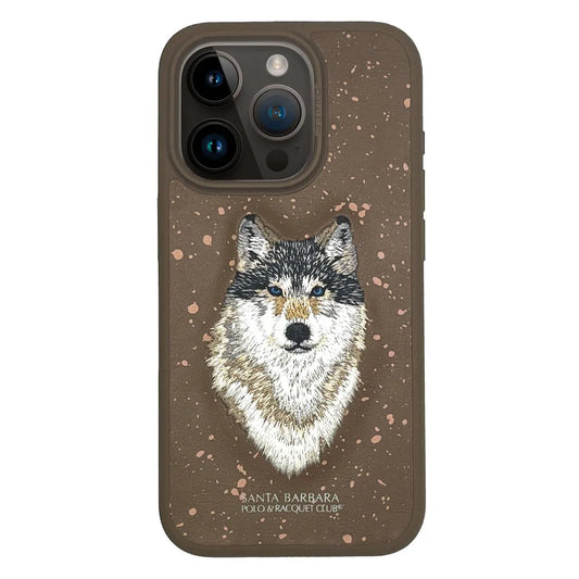 Santa Barbara Polo Wolf Embroided Case for iPhone 15 Pro Max