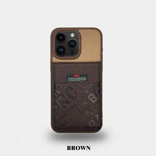 Santa Barbara Polo Hulda Series for iPhone 15 Pro (Tan Brown)