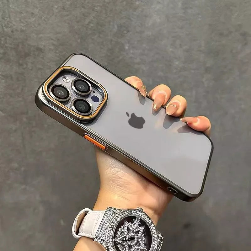 Transparent Camera Stand Case for iPhone 15 Pro (Natural Titanium)