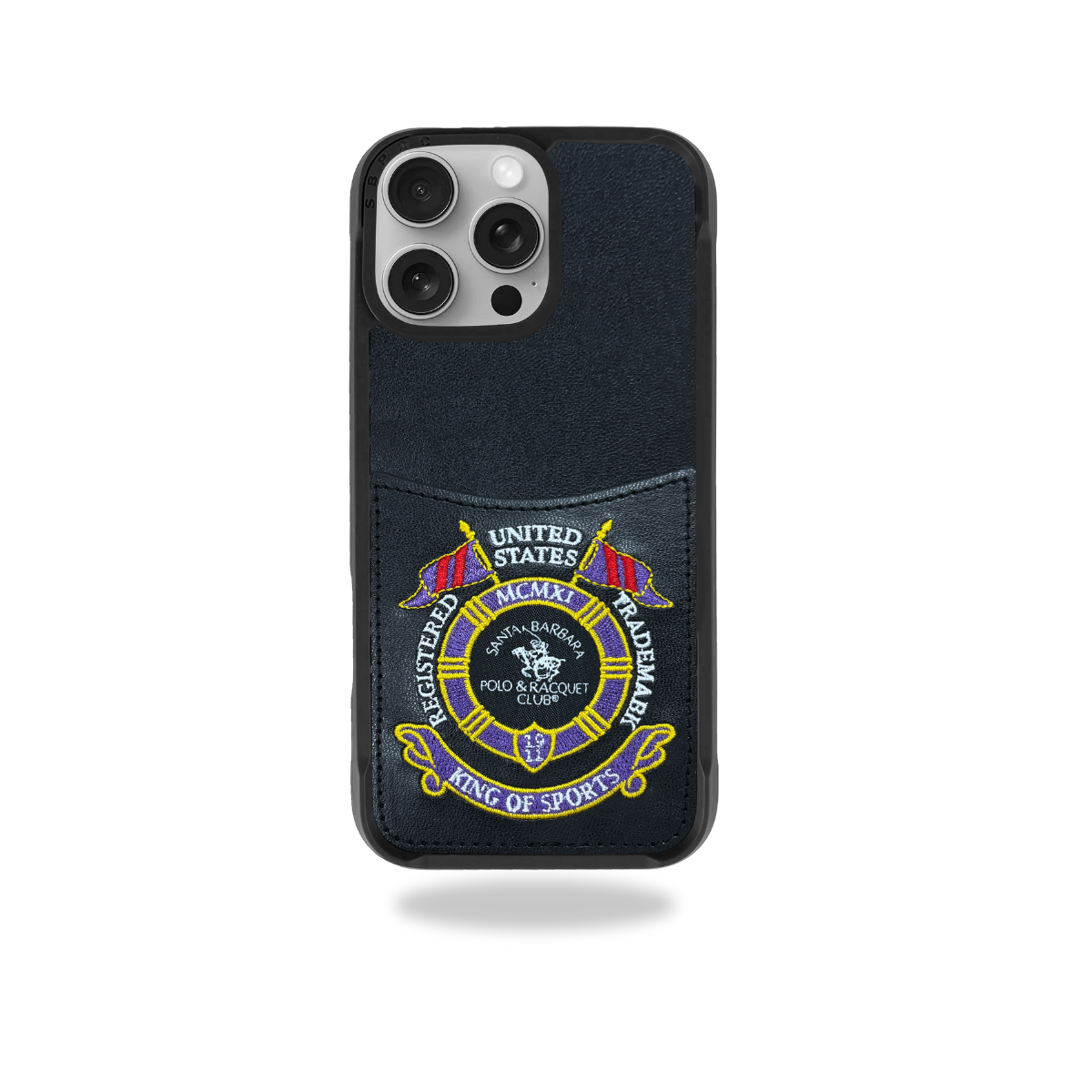 Santa Barbara Polo Raquet Club Abner Series for iPhone 16 Plus (Black)