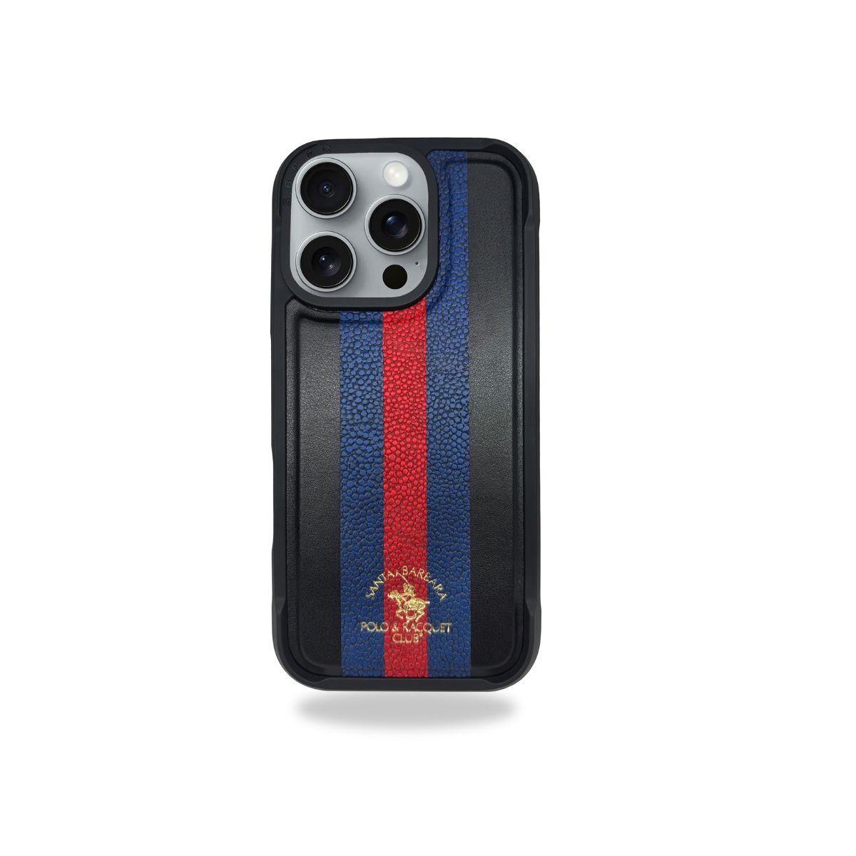 Santa Barbara Polo Raquet Club Barton Series for iPhone 16 Pro Max (Blue & Red)