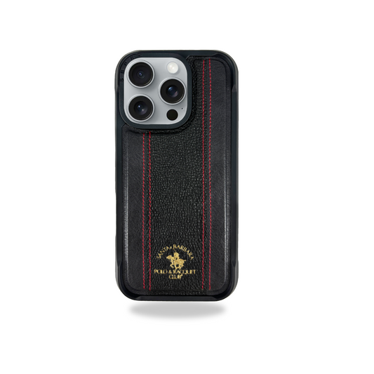 Santa Barbara Polo Raquet Club Barton Series for iPhone 16 (Black)