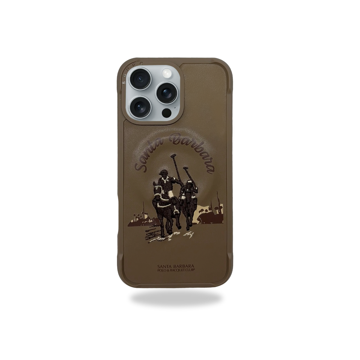 Santa Barbara Polo Raquet Club VIRGIL  Series for iPhone 16 Pro Max(Brown)