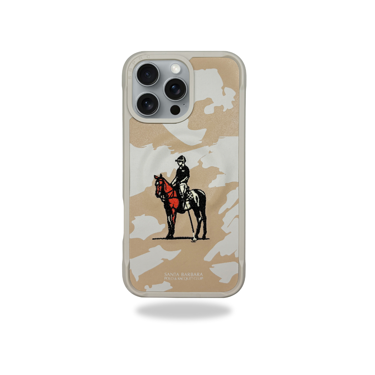 Santa Barbara Polo Raquet Club VIRGIL  Series for iPhone 16 Plus (Beige)