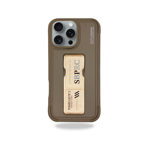 Santa Barbara Polo Raquet Club KIRK Series for iPhone 16 Pro (BROWN)