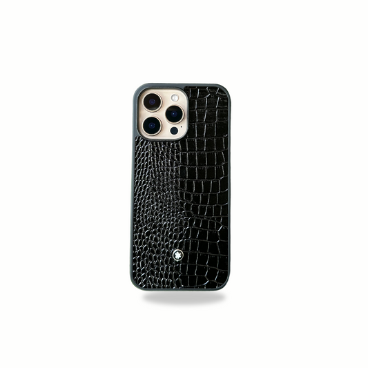 Branded Luxury Leather Case for Apple iPhone 16 Pro