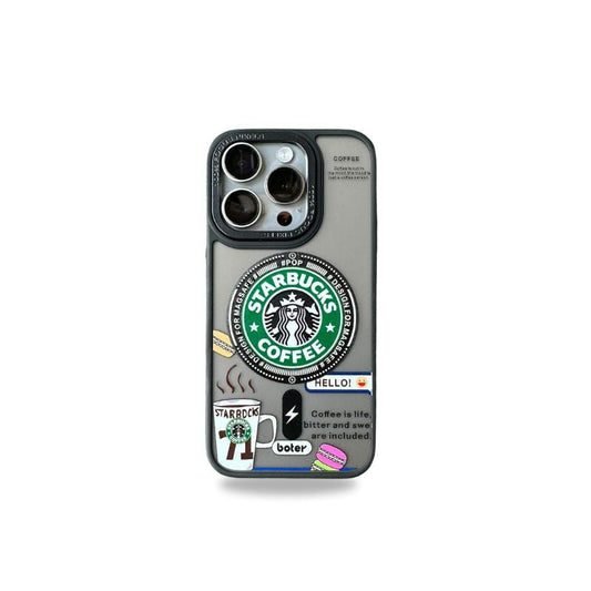 StarBucks Designer Magsafe Case with Magsafe Pop Socket for iPhone 15 Pro