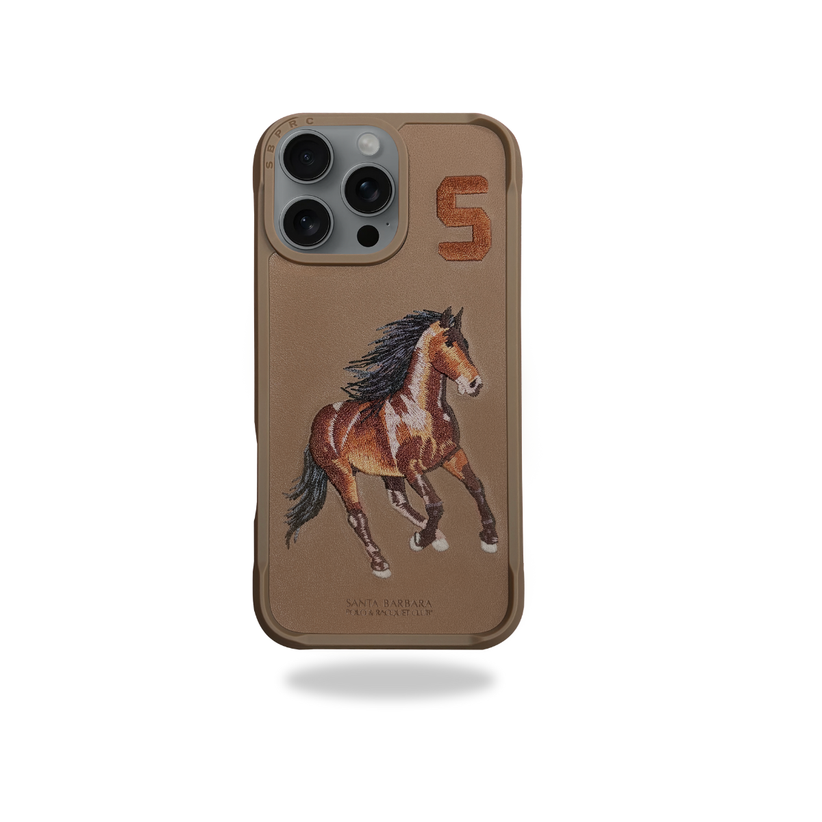 Santa Barbara Polo Raquet Club BORRIS  Series for iPhone 16 Pro Max (Tan Brown)