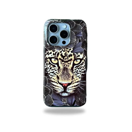 GENISS Collection LEOPARD Designer Silicon Case for iPhone 15 Pro Max