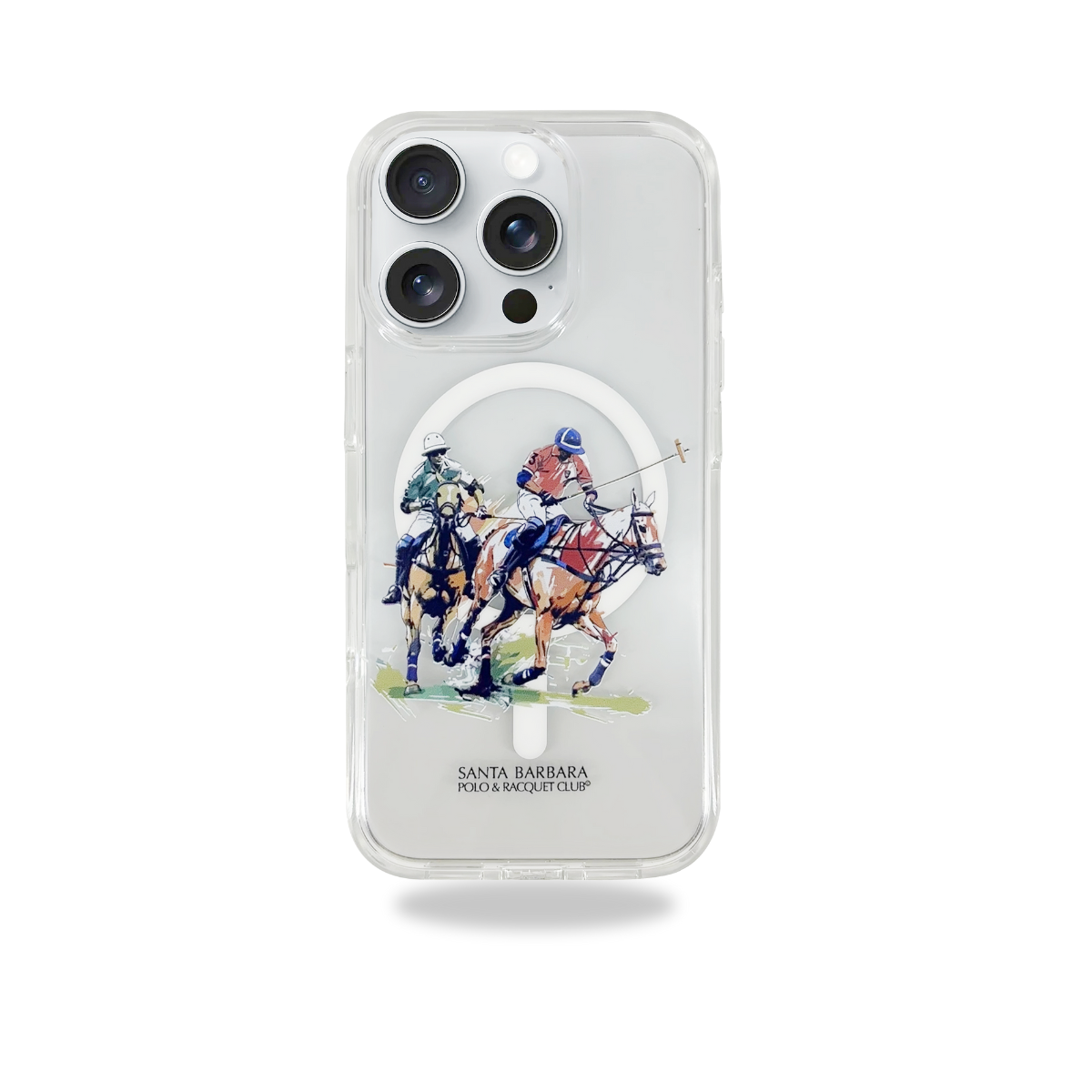 Santa Barbara Polo Raquet Club Willie Series for iPhone 16 Pro Max (Transparent)