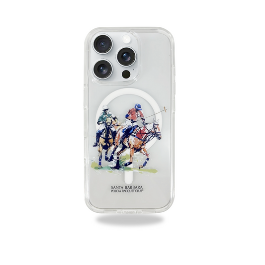 Santa Barbara Polo Raquet Club Willie Series for iPhone 16 Pro (Transparent)