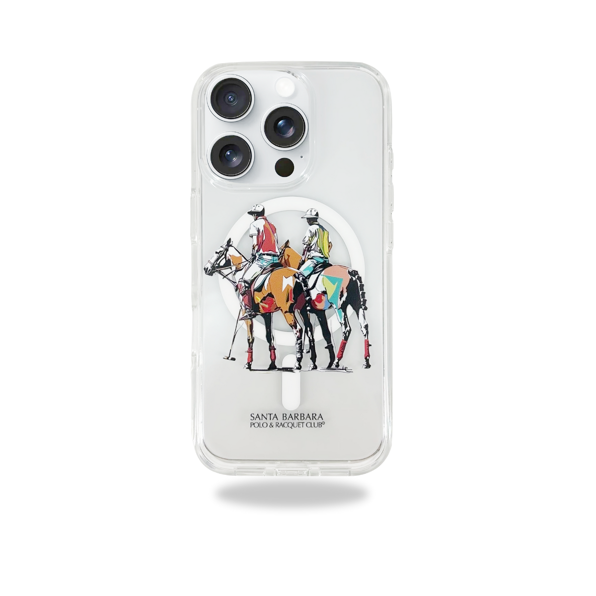 Santa Barbara Polo Raquet Club Willie Series for iPhone 16 (Transparent)