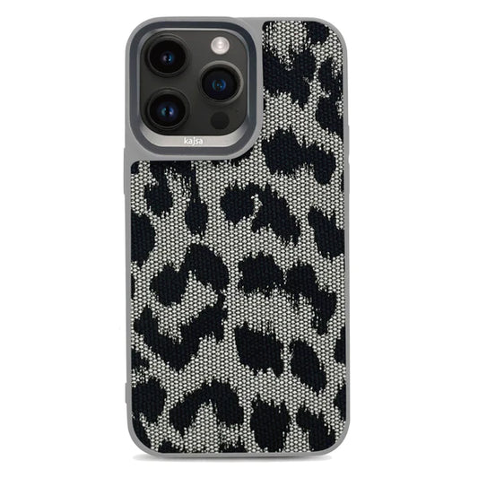 KAJSA Glamrous Collection Wild III Case for iPhone 15 Pro (Grey)