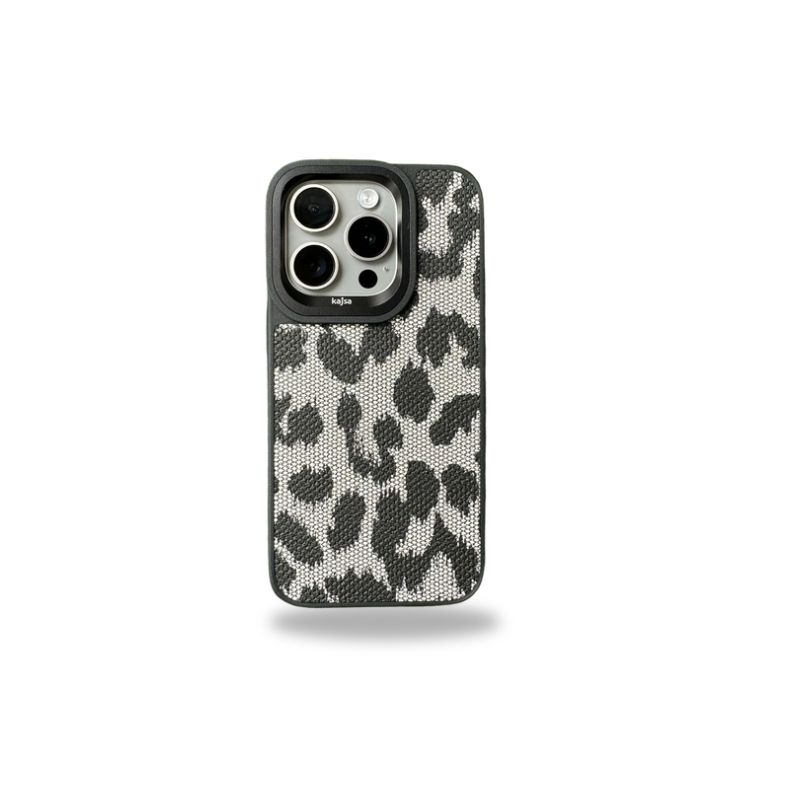 KAJSA Glamrous Collection Wild III Case for iPhone 15 Pro Max (Black)