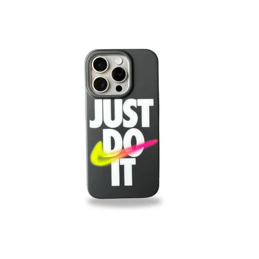 Premium Quality Drop Proof Matte Finish JUST DO IT Designer Case for iPhone 15 Plus