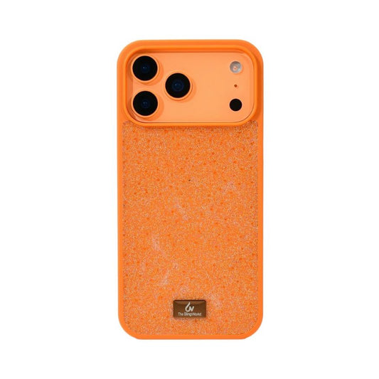 Bling World Swarovski Glitter Case for iPhone 17 Pro Max (Orange)