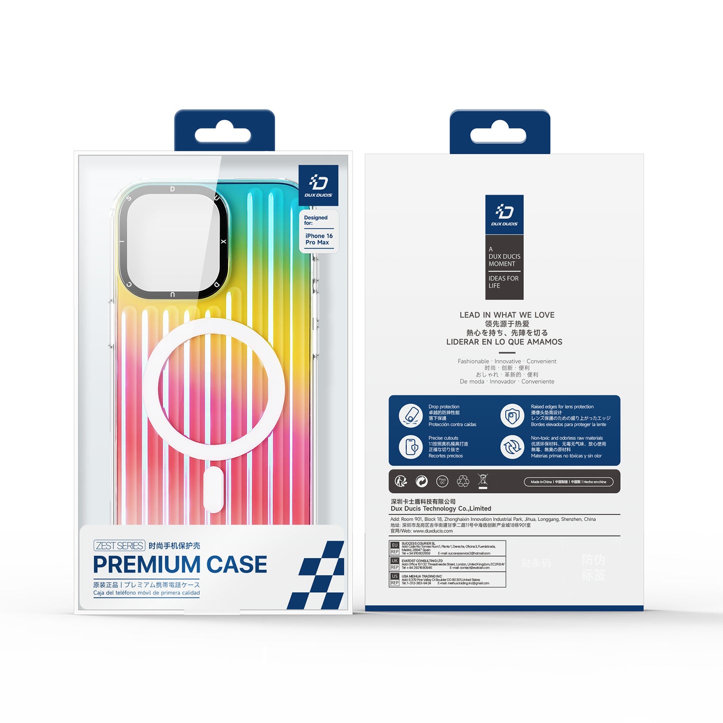 Zest Series Case for iPhone 16 Pro Max (Multicolour)