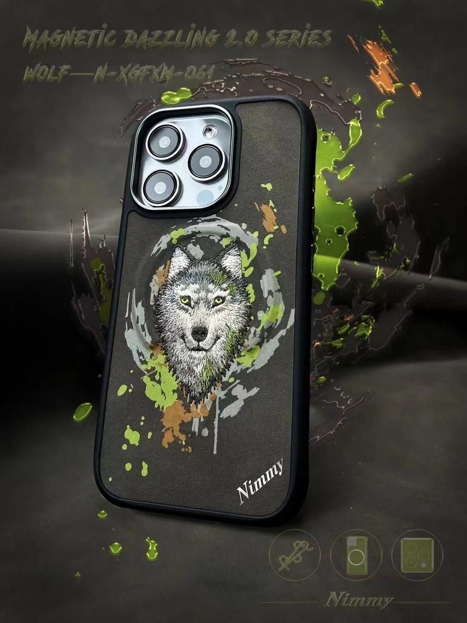 New NIMMY Wolf Case for iPhone 16 Pro