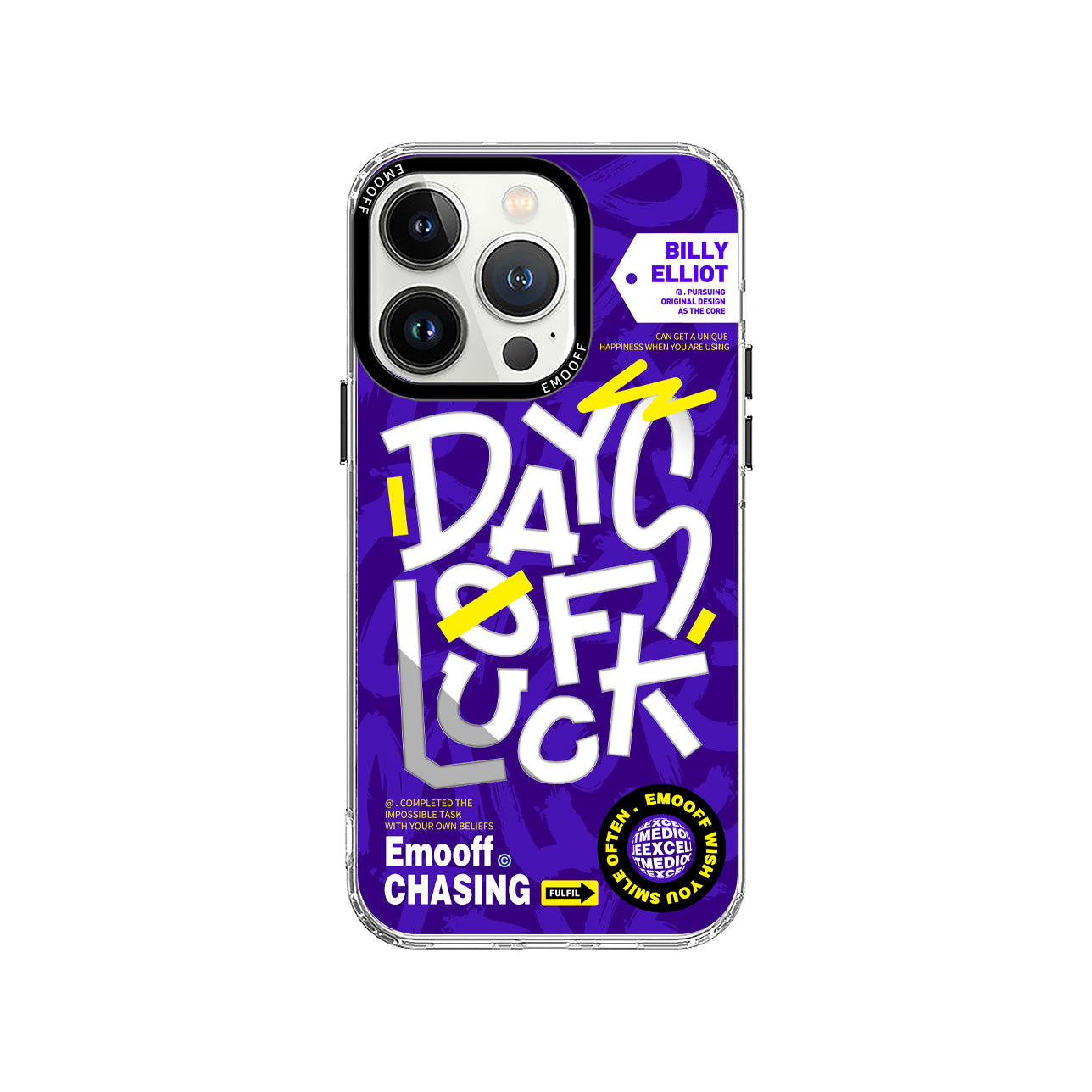 EMO OFF DAYS OF LUCK Designer Case For iPhone 15 Pro Max