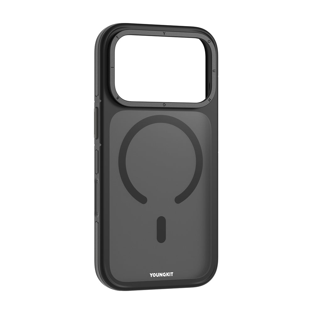 iPhone 17 Pro Max Case | YOUNGKIT Rocky Sand Series (BLACK)