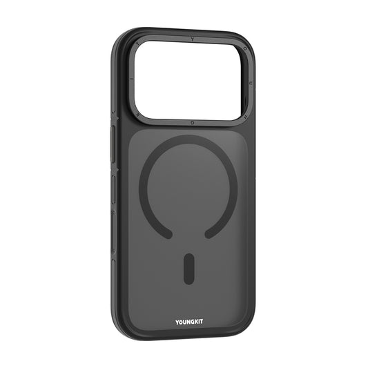 iPhone 17 Pro Max Case | YOUNGKIT Rocky Sand Series (BLACK)